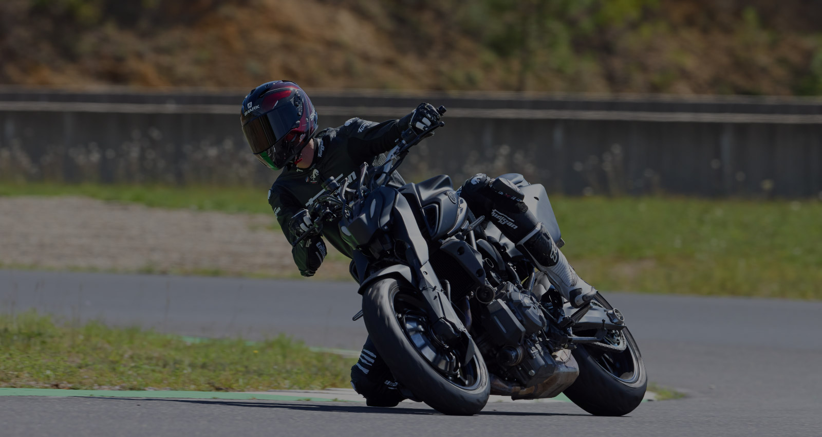 Furion motorcycle on track